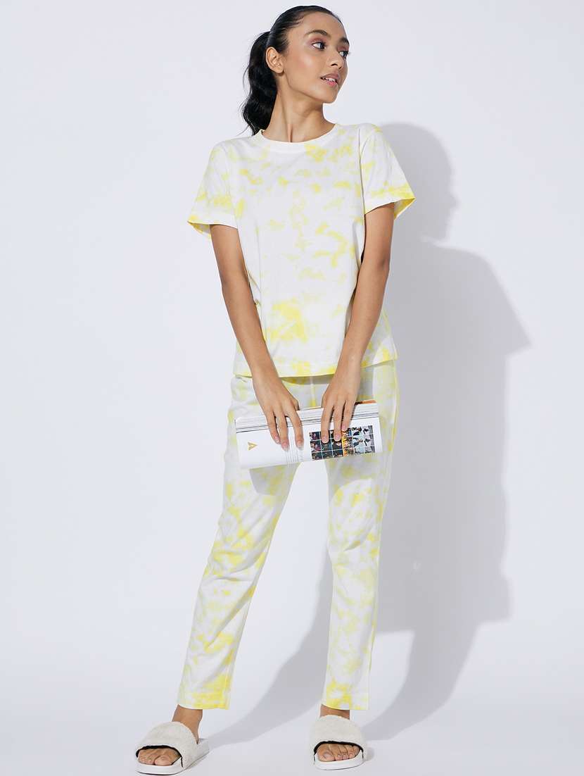 white tie & dye twin sets - 20110993 -  Zoom Image - 0