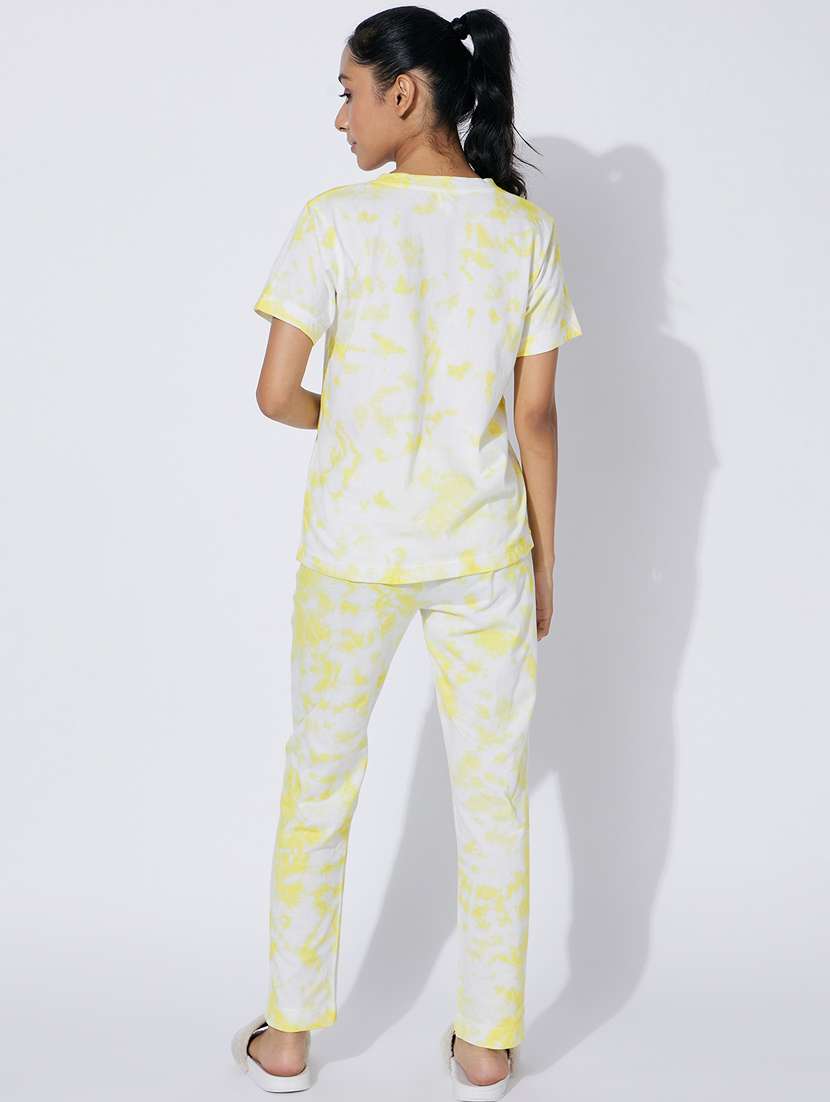 white tie & dye twin sets - 20110993 -  Standard Image - 3