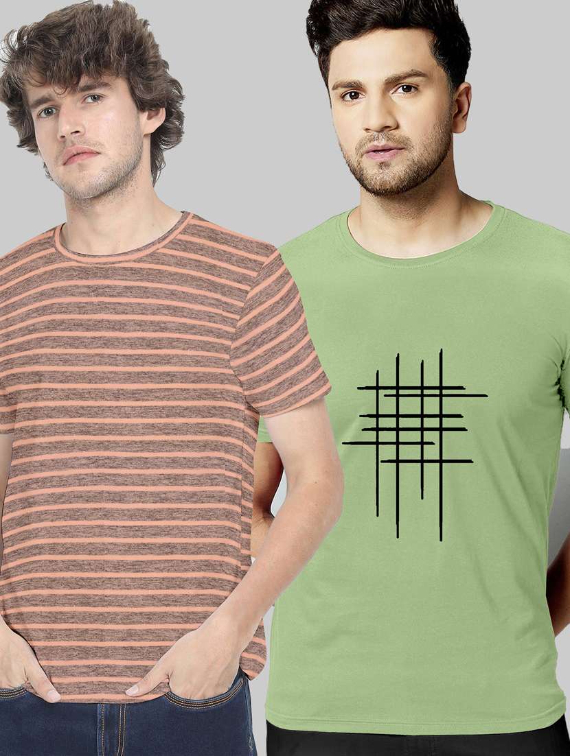 pack of 2 printed t shirts