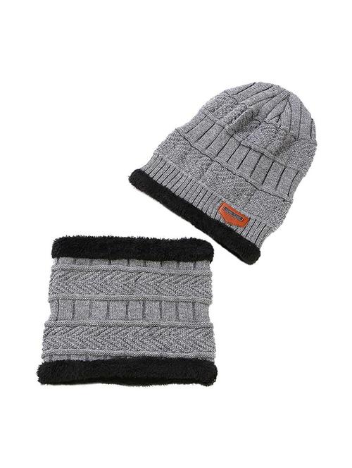 unisex beanie cap with neck warmer  - 20113628 -  Standard Image - 0