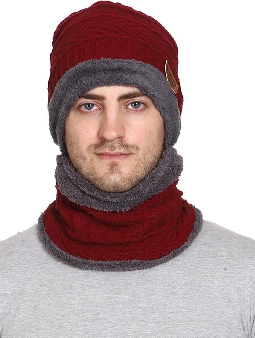 unisex beanie cap with neck warmer  - 20113699 -  Standard Image - 0