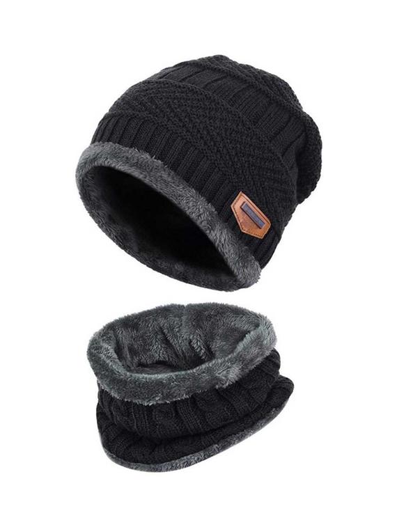 unisex beanie cap with neck warmer  - 20113701 -  Zoom Image - 0