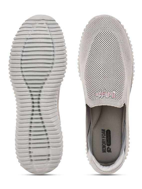 grey slip on sport shoe - 20115264 -  Standard Image - 3