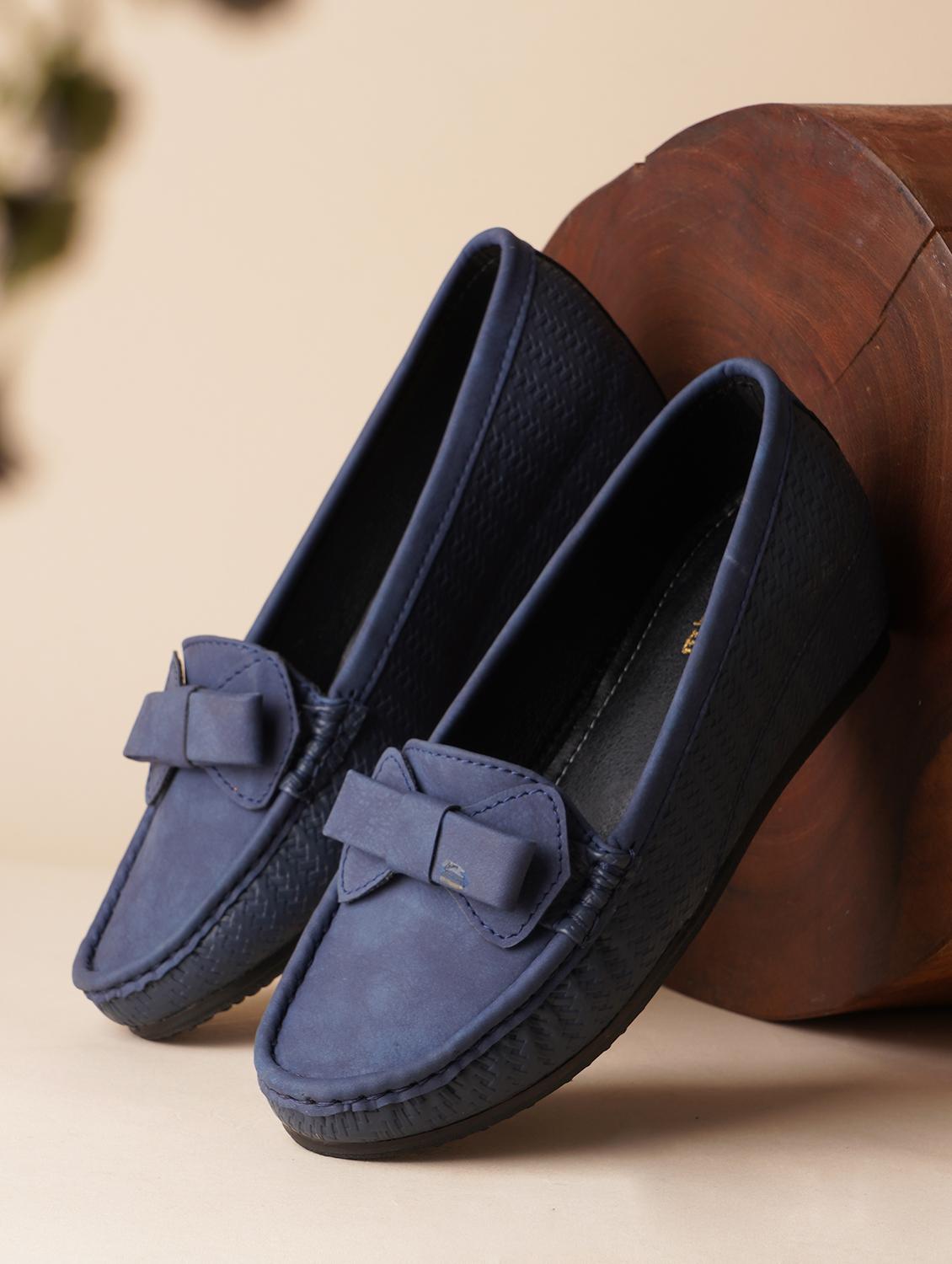 blue solid slip on loafer - 20115269 -  Zoom Image - 0