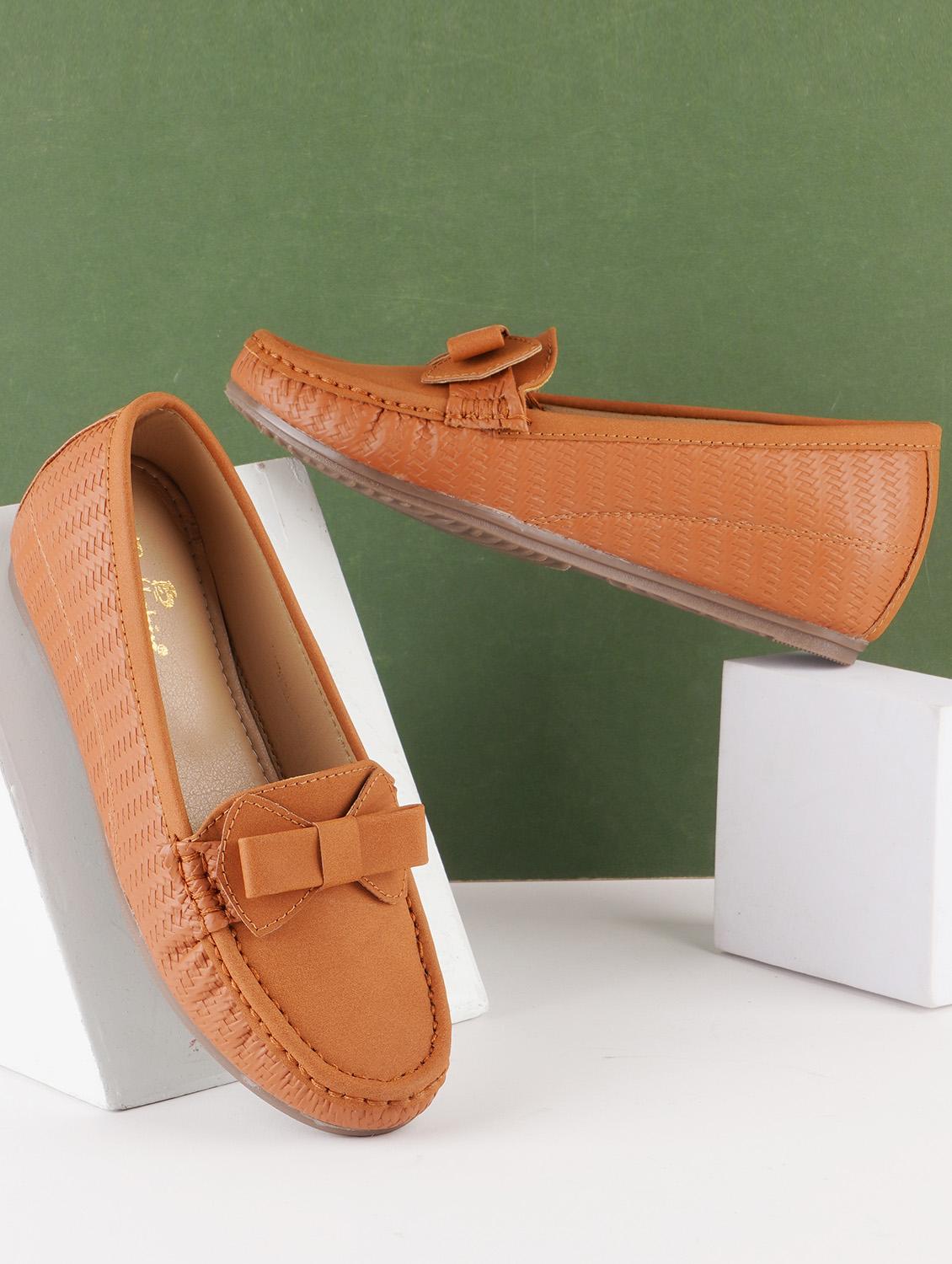 tan textured slip on loafer - 20115273 -  Zoom Image - 0