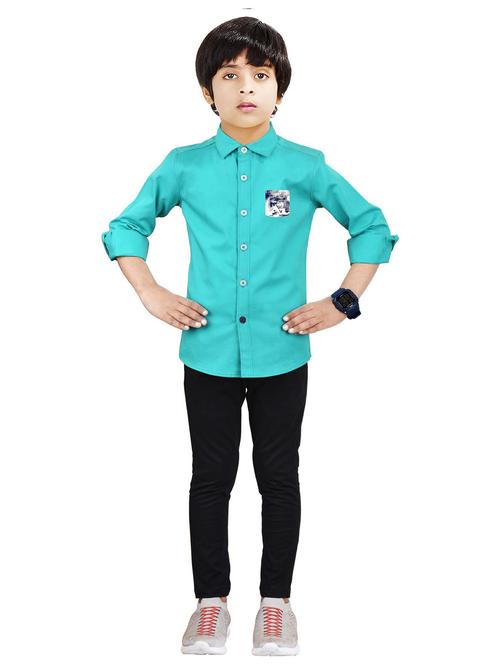 blue solid full length twin sets - 20116297 - Standard Image - 0