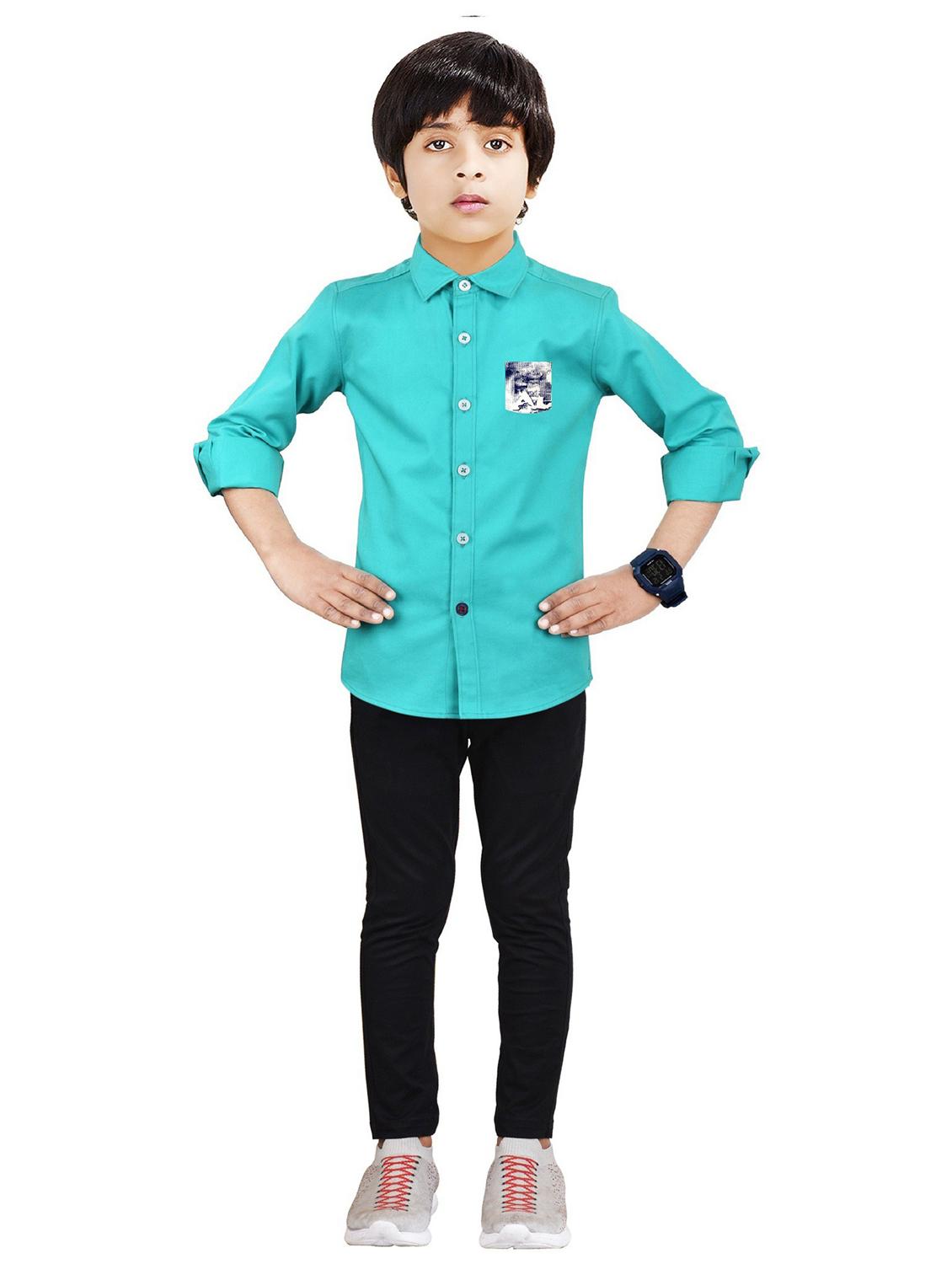 blue solid full length twin sets - 20116297 - Zoom Image - 0