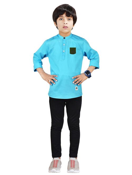 blue solid full length twin sets - 20116395 - Standard Image - 0