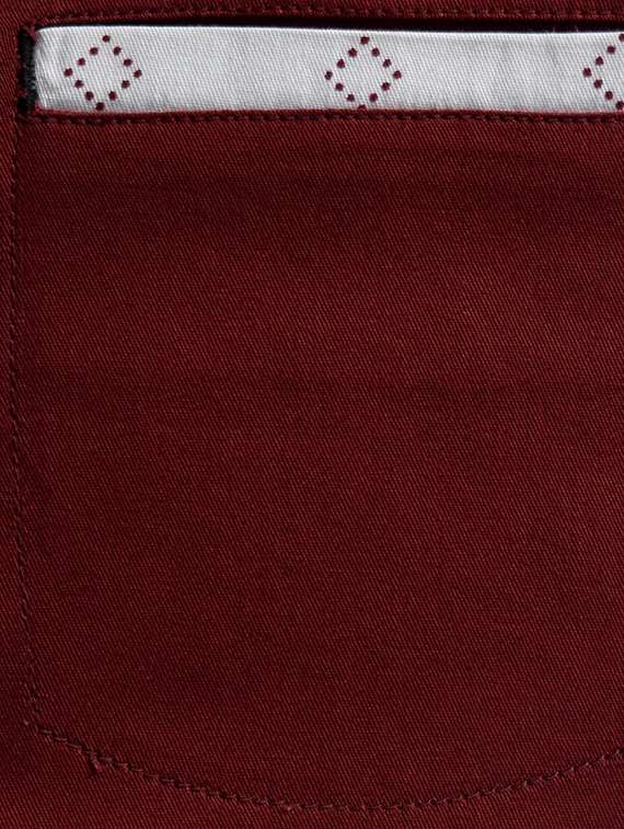 red solid full length twin sets - 20116567 -  Standard Image - 3