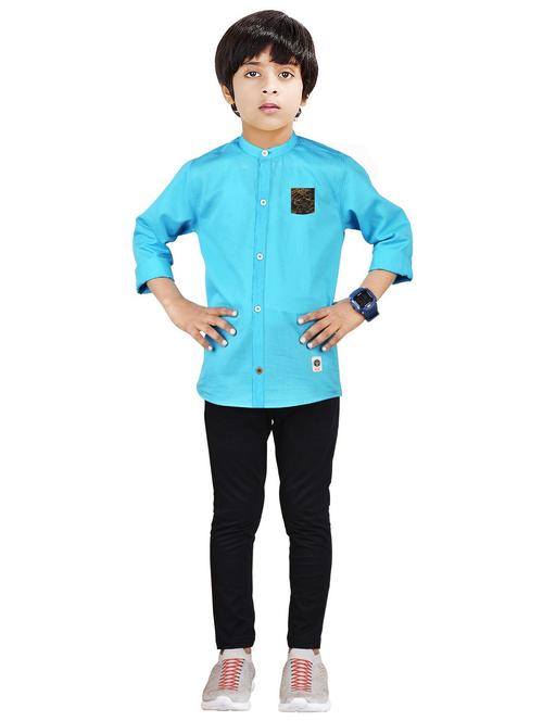 boys solid top and bottom full length set - 20116618 -  Standard Image - 0