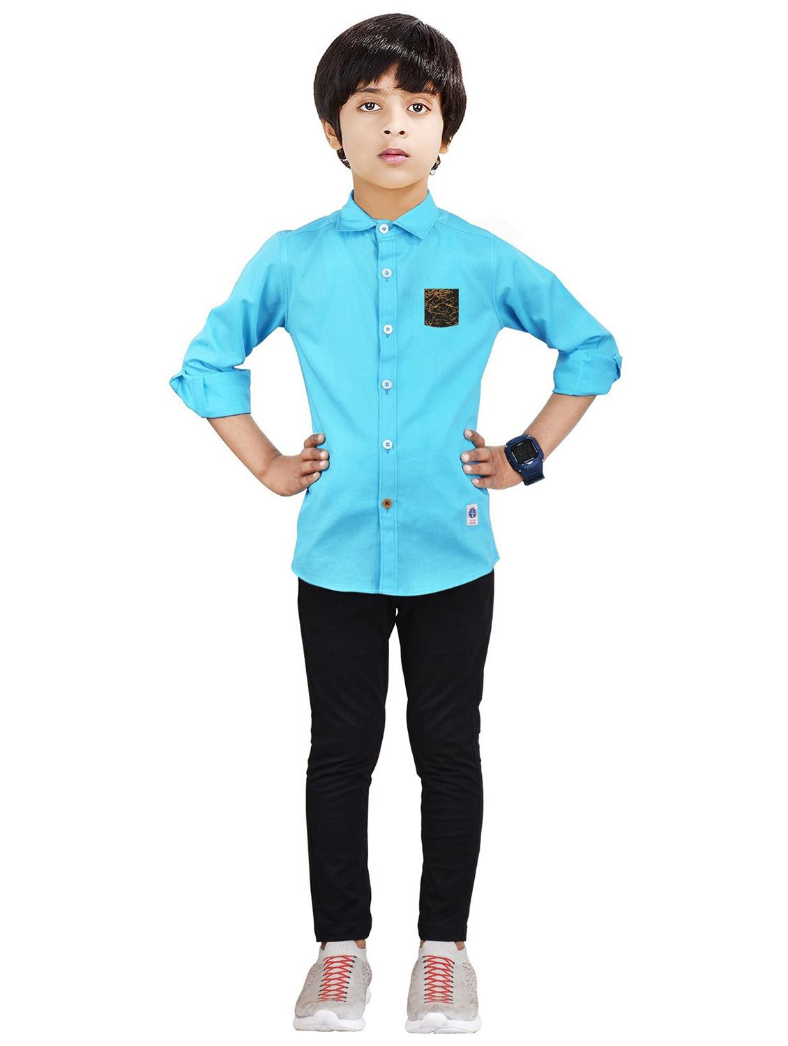 boys solid top and bottom full length set - 20116623 - Zoom Image - 0