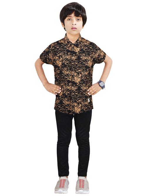 boys printed top and bottom full length set - 20116631 -  Standard Image - 0