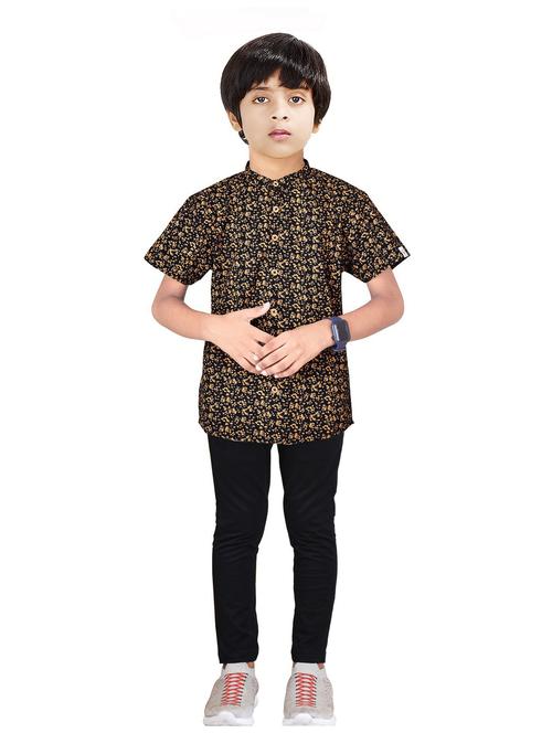 boys printed top and bottom full length set - 20116951 -  Standard Image - 0