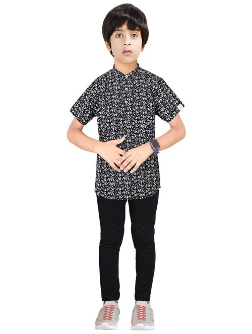 boys printed top and bottom full length set - 20116958 -  Standard Image - 0