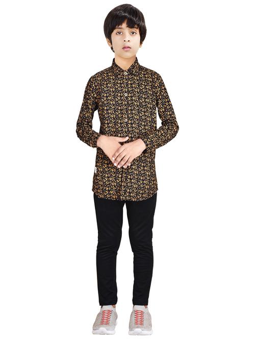 boys printed top and bottom full length set - 20116973 - Standard Image - 0