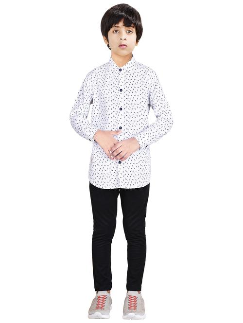boys printed top and bottom full length set - 20116974 -  Standard Image - 0