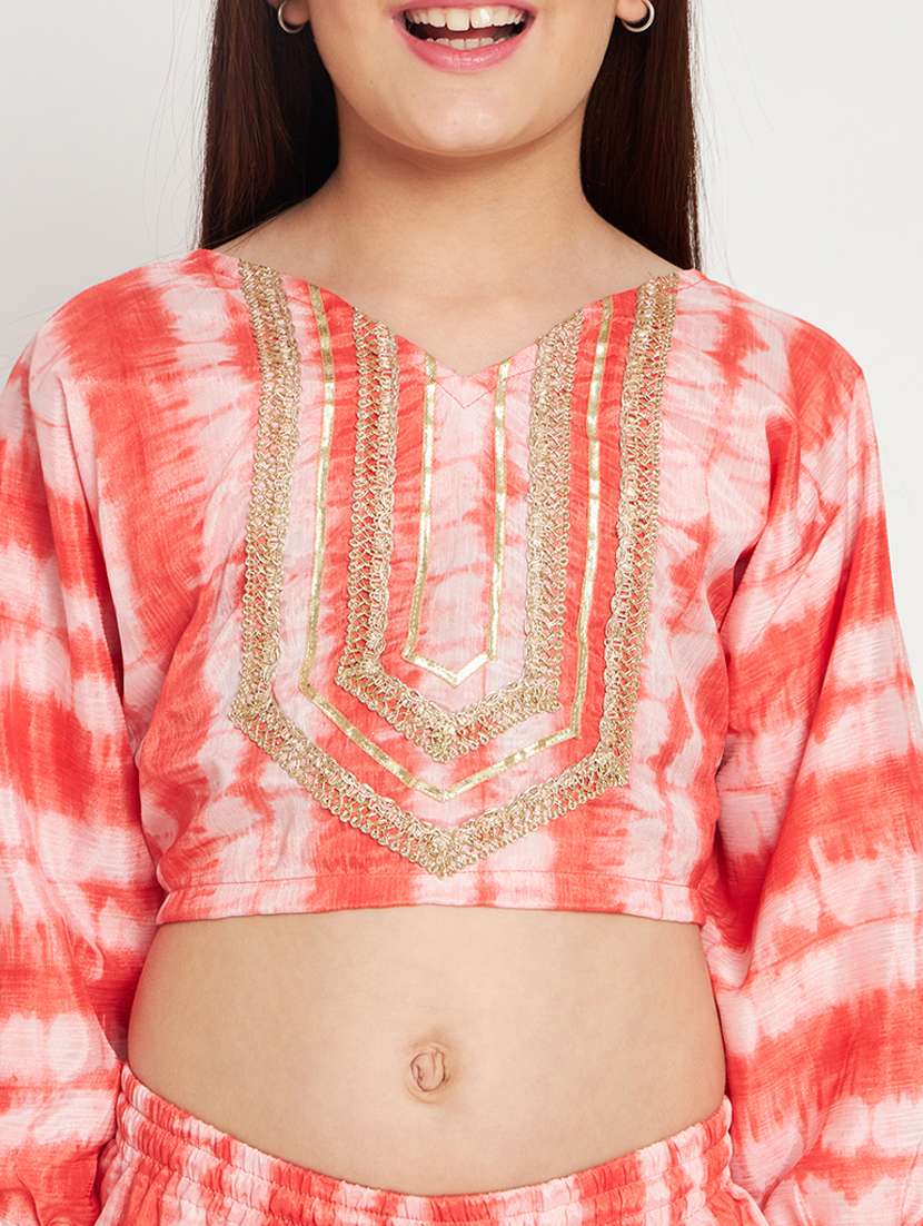 red tie & dye top pants set  - 20117178 -  Standard Image - 5