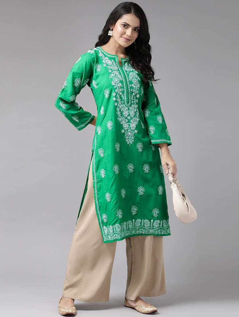 women's straight kurta - 20117334 -  Standard Image - 3
