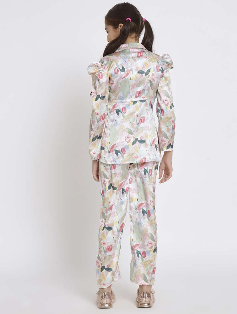 multi colored printed top pants set - 20117355 - Standard Image - 3