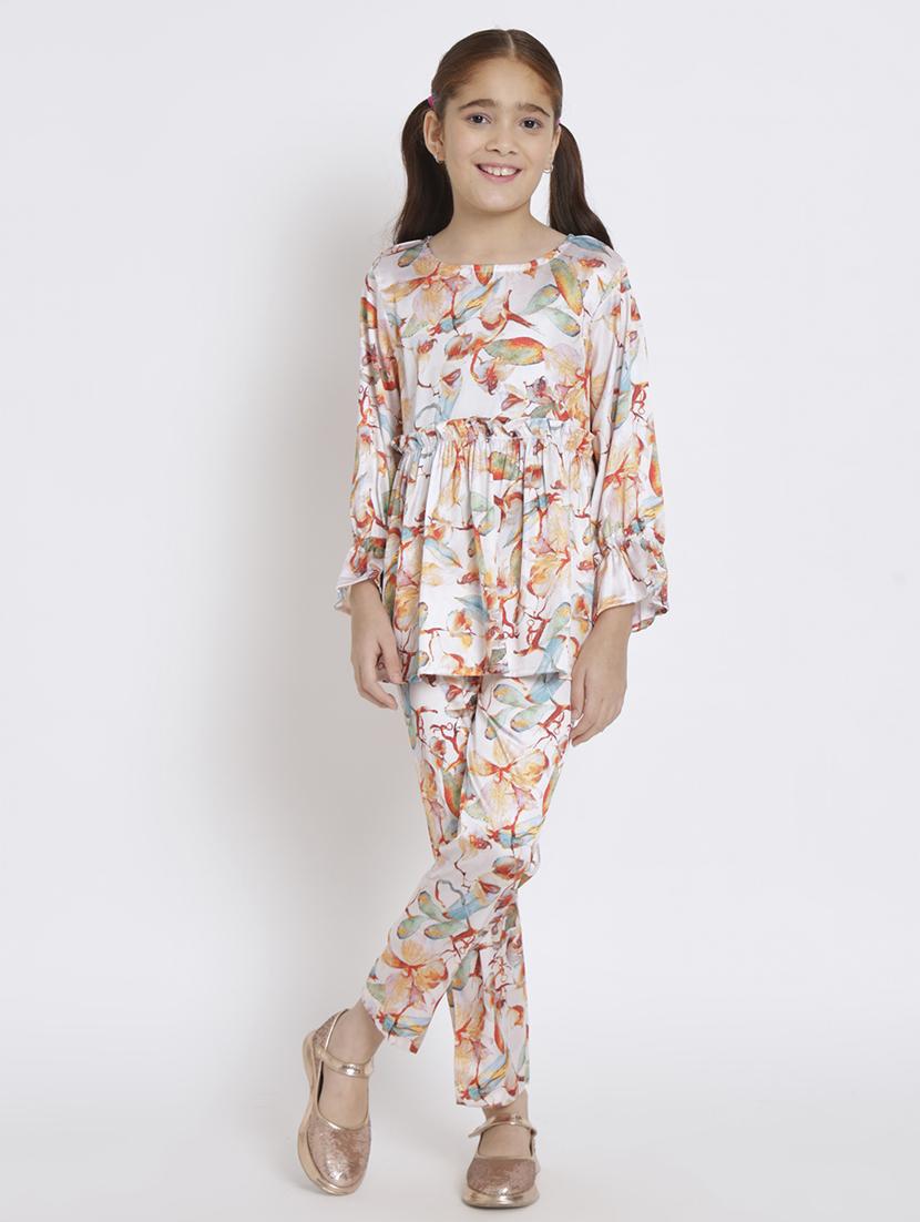 multi colored printed top pants set - 20117363 - Zoom Image - 0