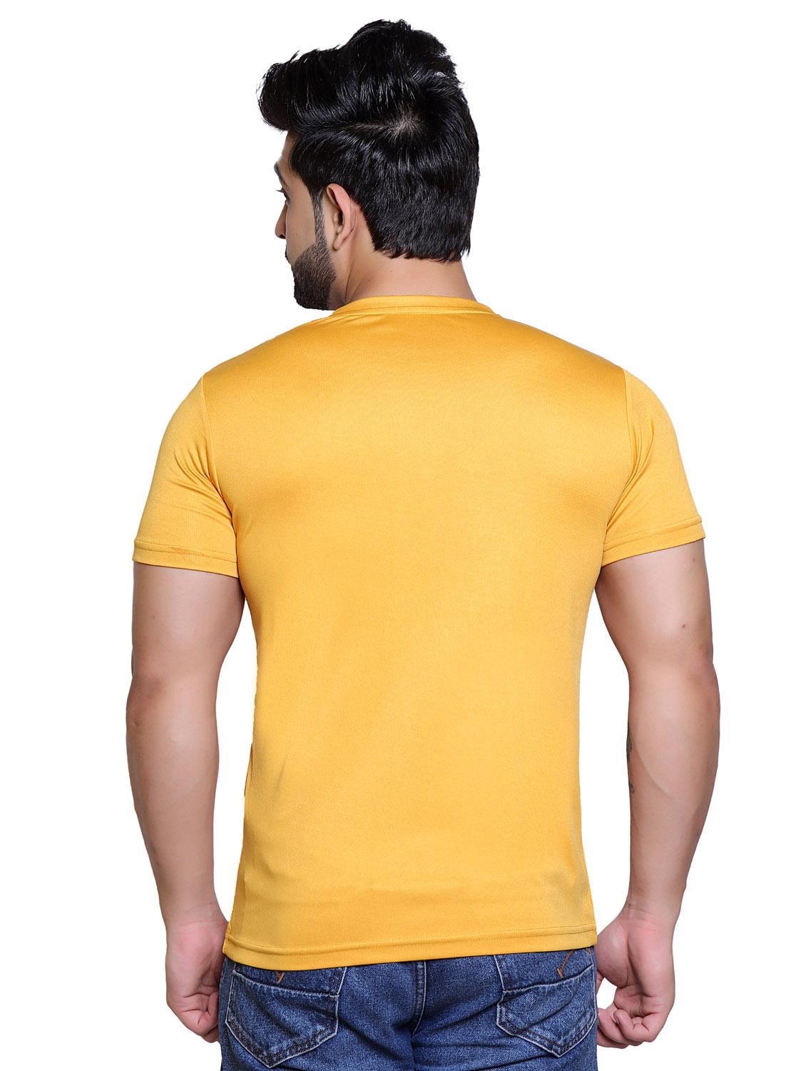 men front print short sleeve t-shirt - 20117866 - Standard Image - 3