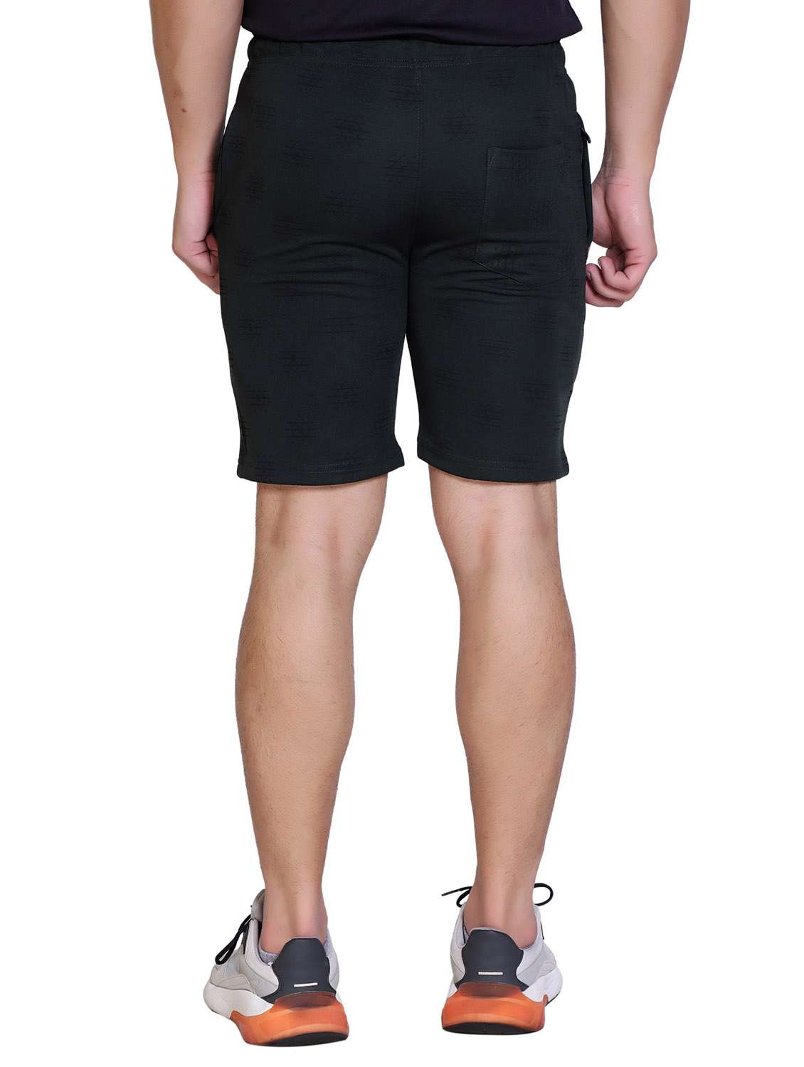 men printed cotton blend shorts - 20117941 -  Standard Image - 3