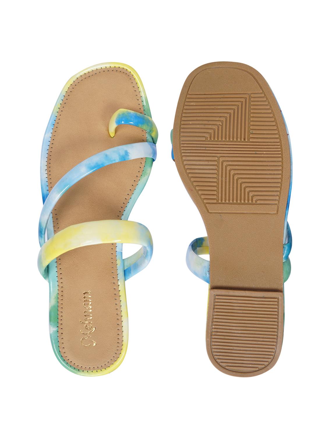 one toe slip on flat - 20118382 - Standard Image - 3