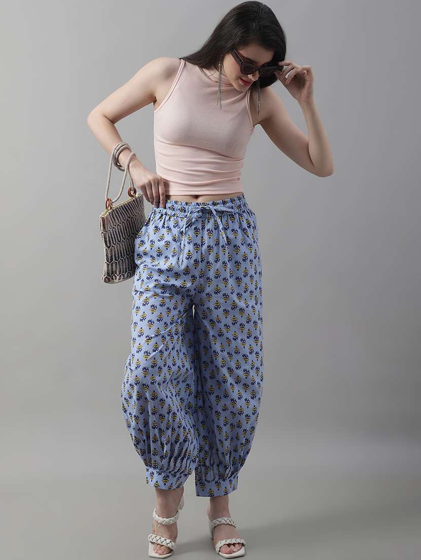 women cotton printed salwar - 20120350 - Standard Image - 5