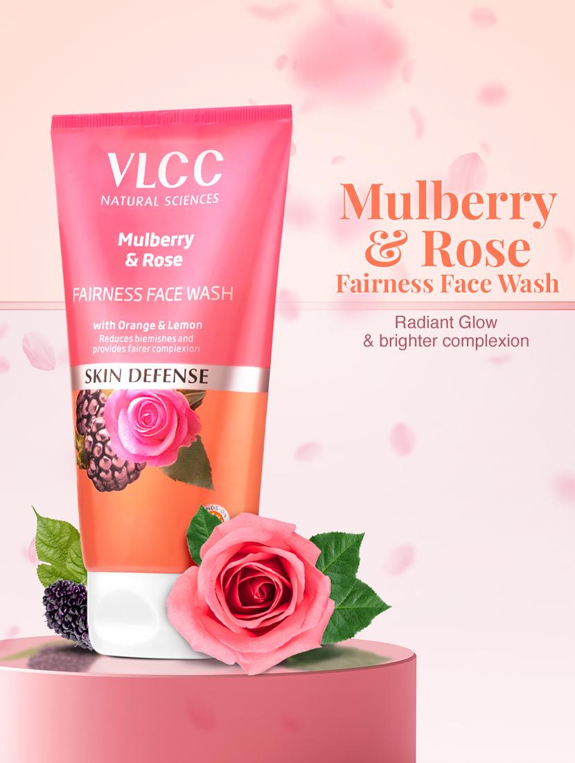 vlcc anti tan face wash & mulberry & rose face wash & anti tan sunscreen spf+25 -150 ml (pack of 3) - 20120977 - Standard Image - 5