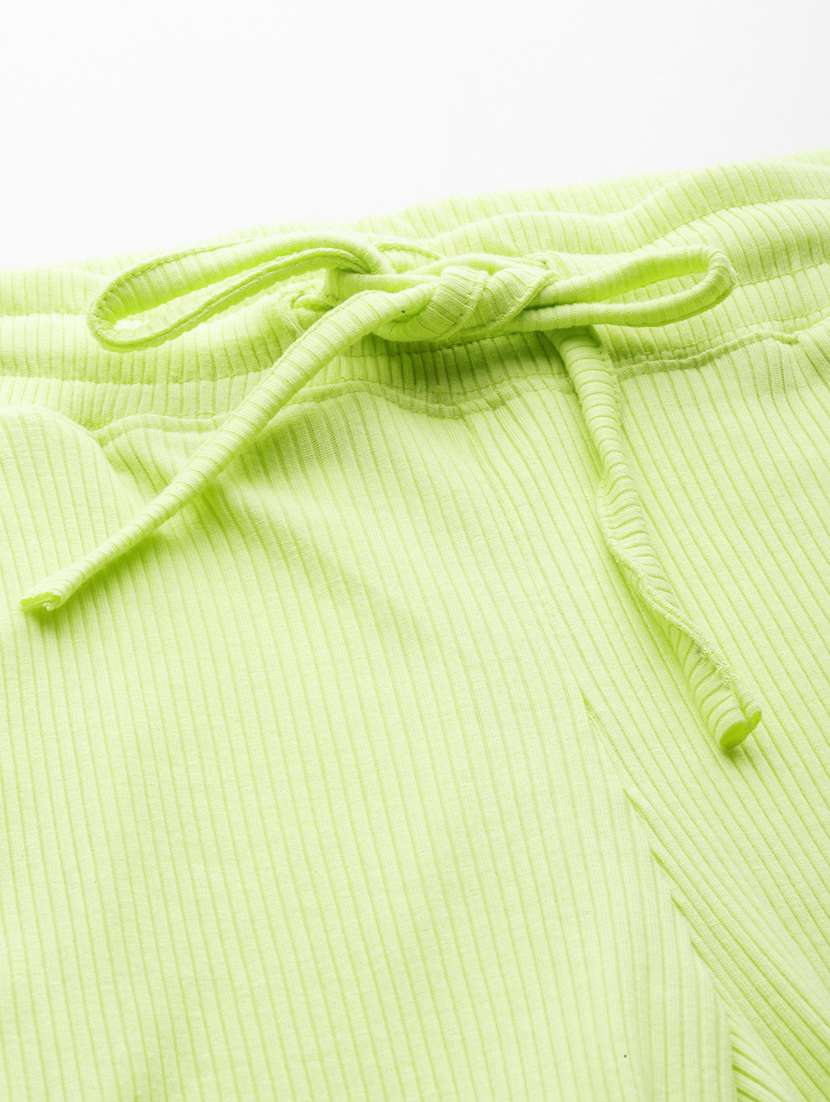 green solid top and culottes co-ord set  - 20122083 -  Standard Image - 5