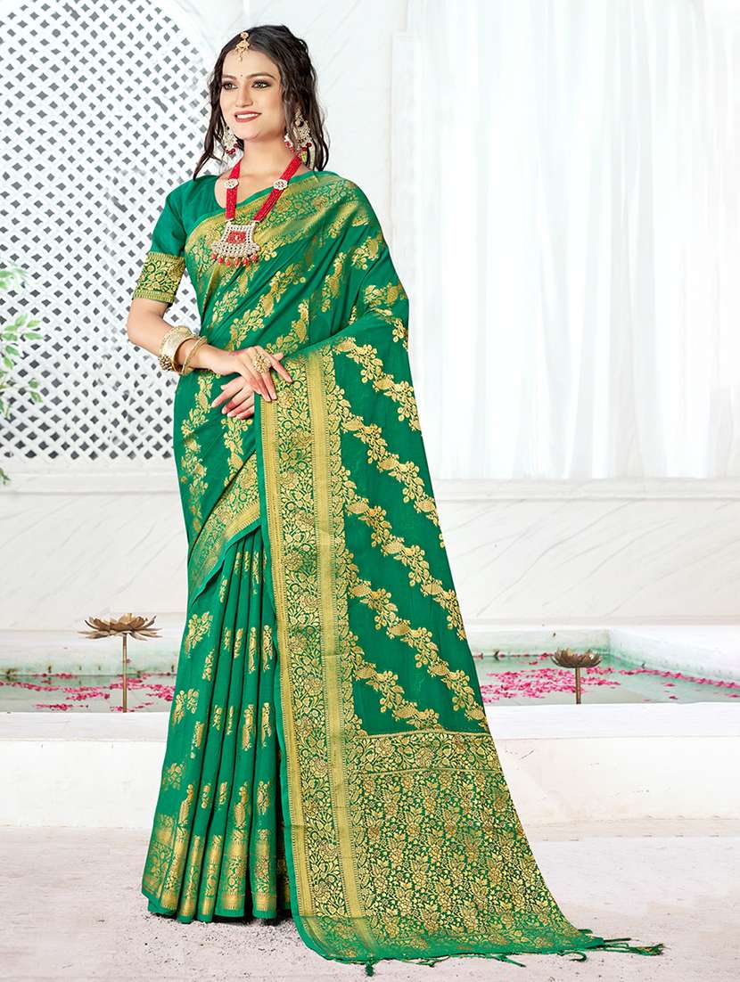 women's banarasi saree with blouse
