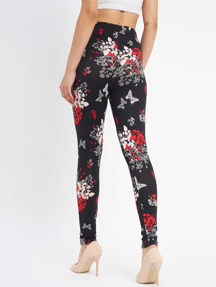 black printed legging - 20123313 -  Standard Image - 3