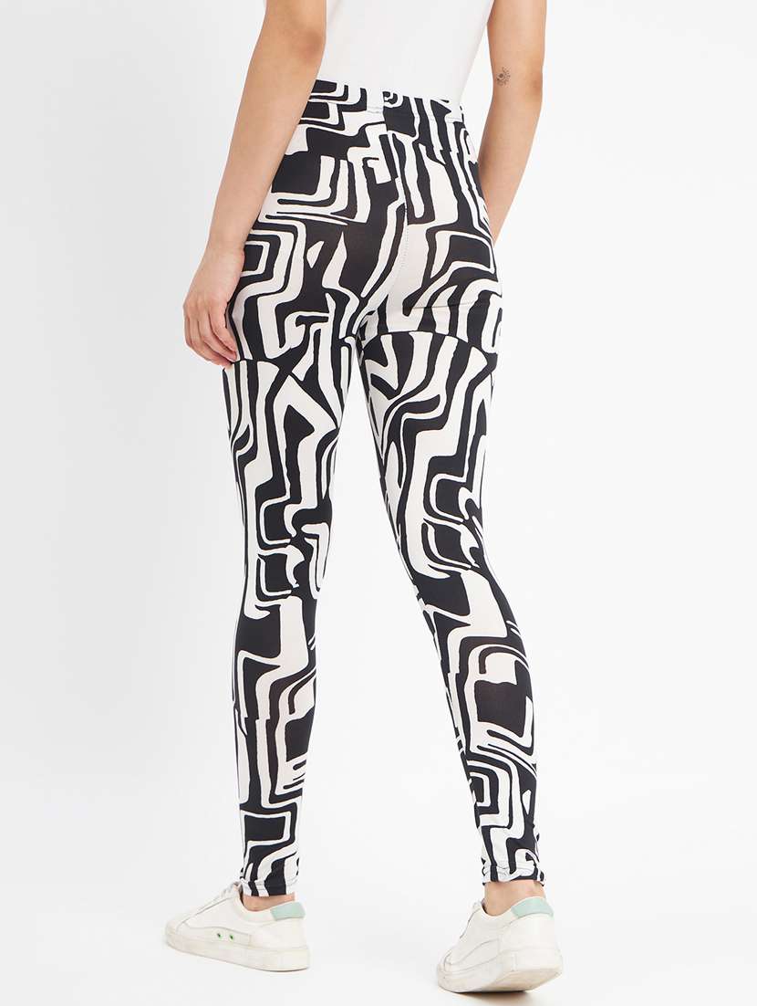 white printed legging - 20123315 -  Standard Image - 3