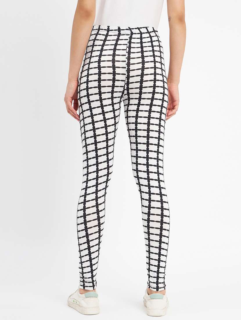 white printed legging - 20123316 -  Standard Image - 3