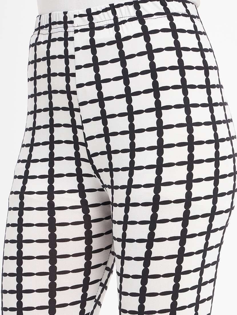 white printed legging - 20123316 -  Standard Image - 5
