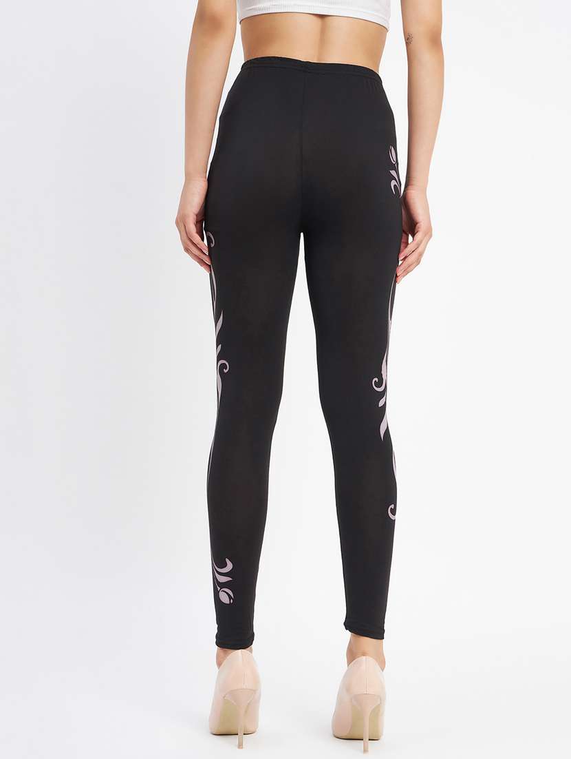 women printed jegging - 20124134 - Standard Image - 3