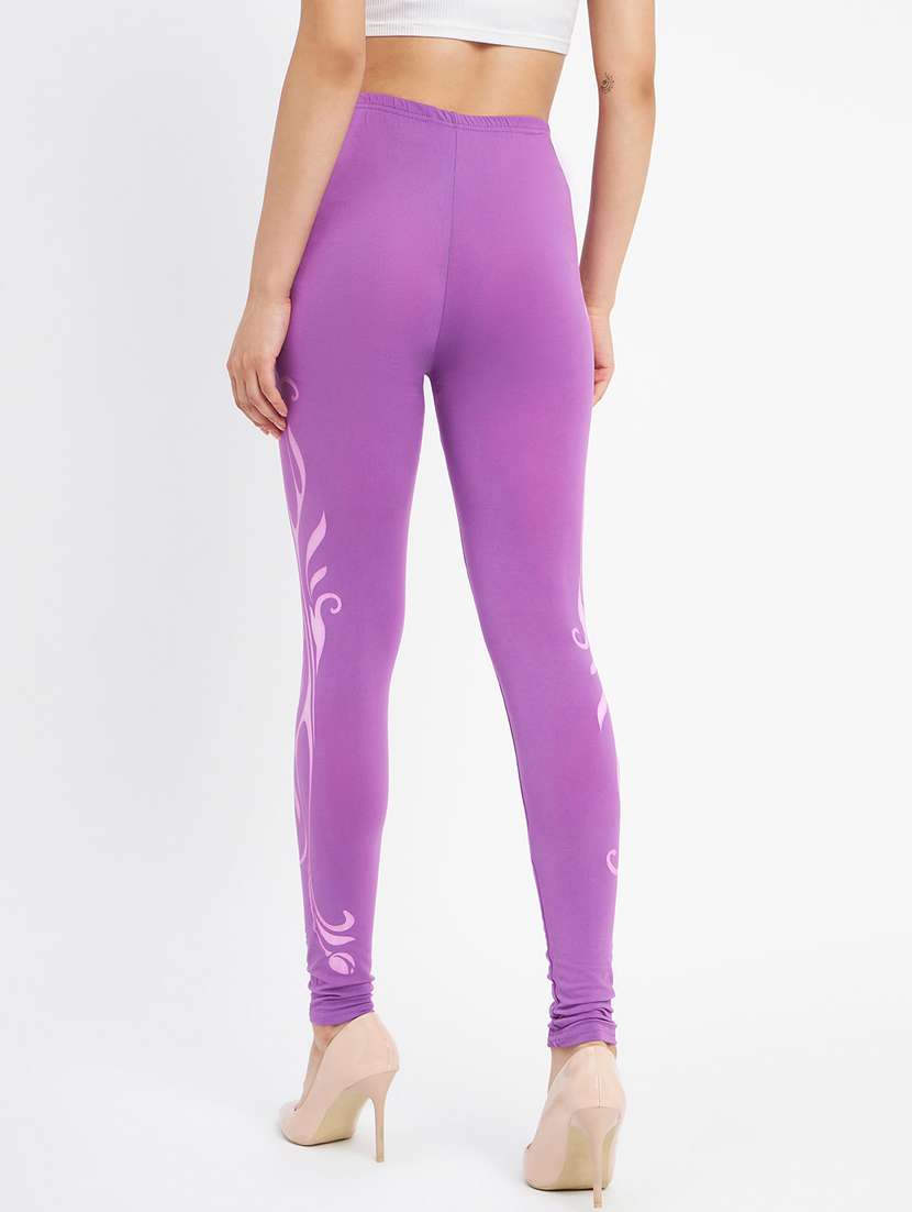 women printed jegging - 20124138 - Standard Image - 3