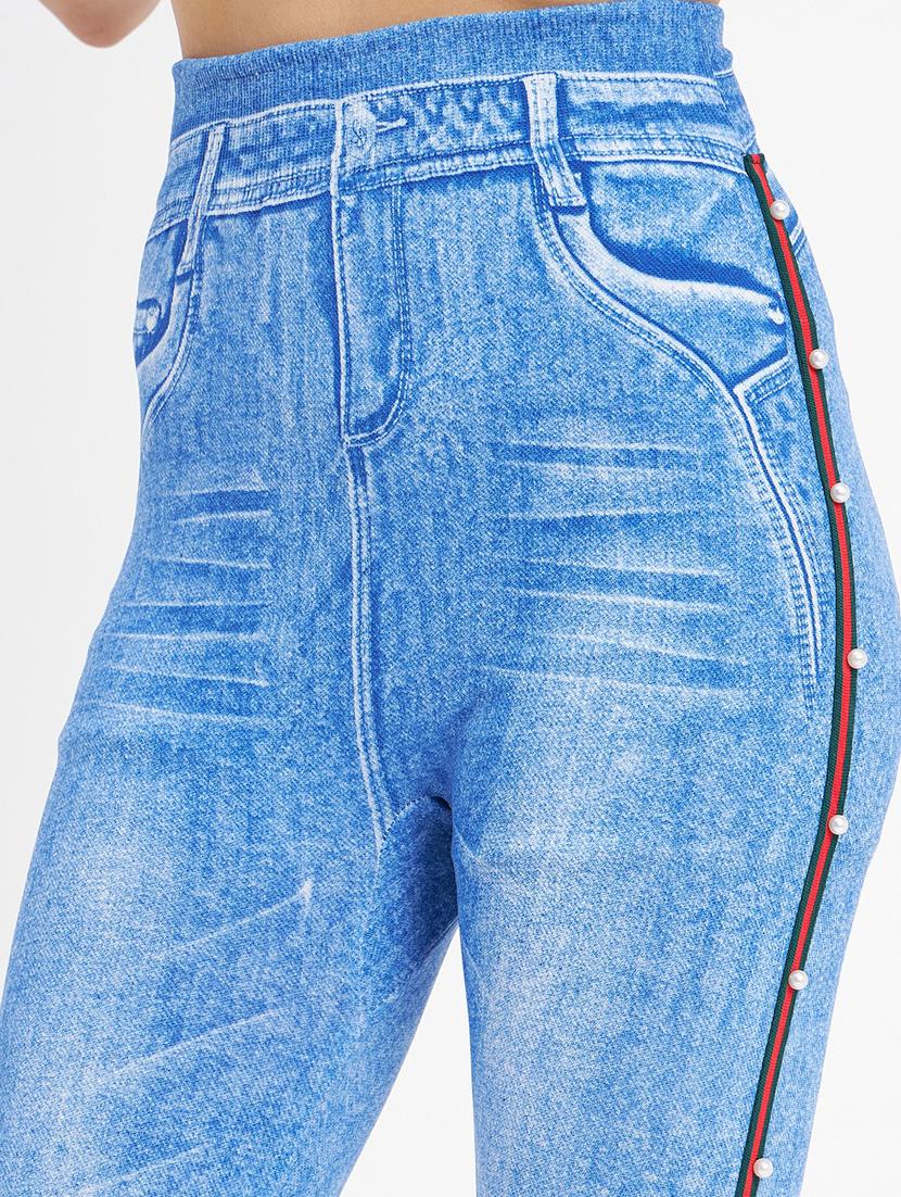 light blue washed jegging - 20124146 - Standard Image - 5