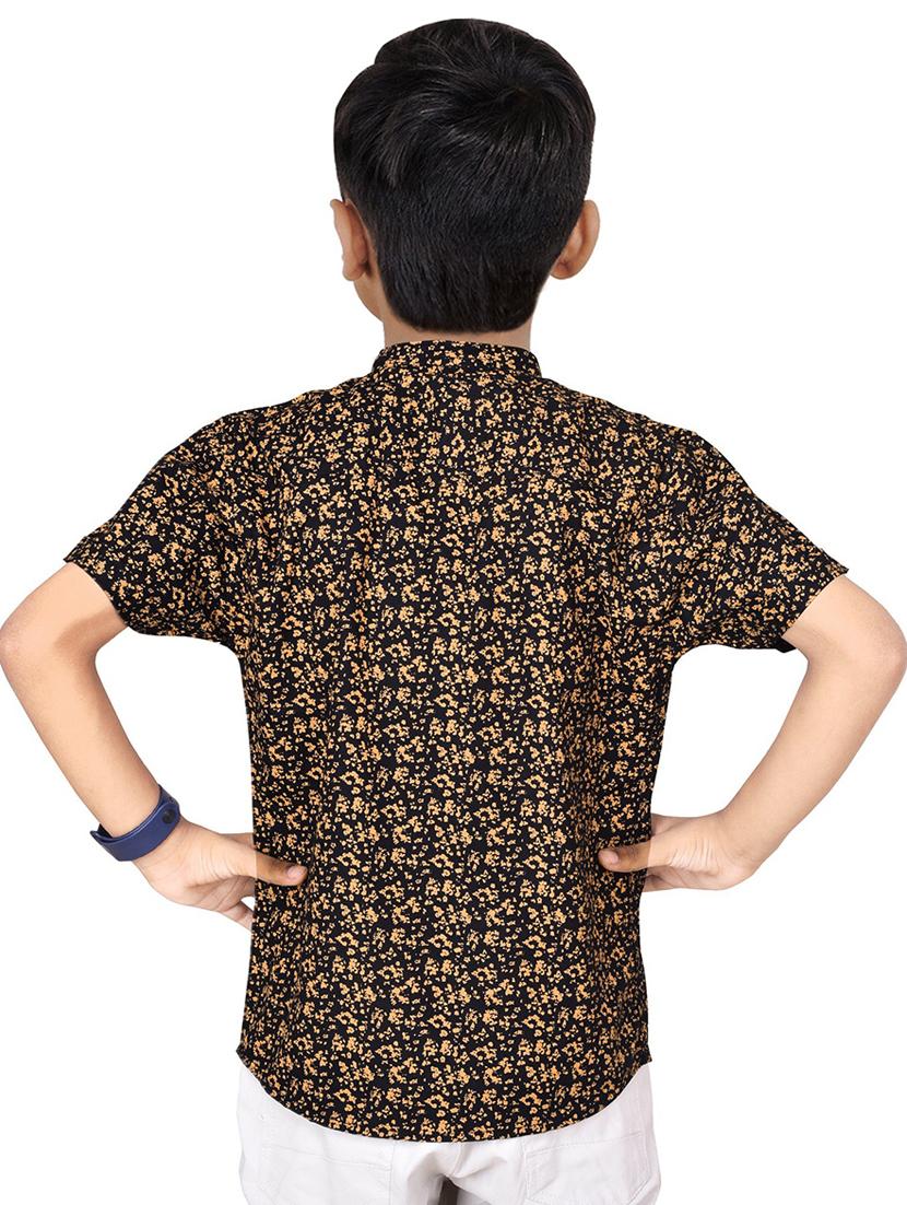 boys printed cotton kurta - 20124274 - Standard Image - 3