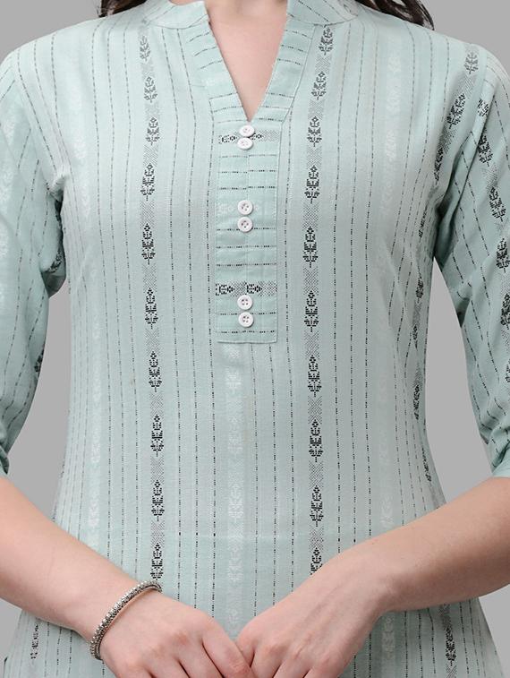 women printed suit set - 20125030 - Standard Image - 3