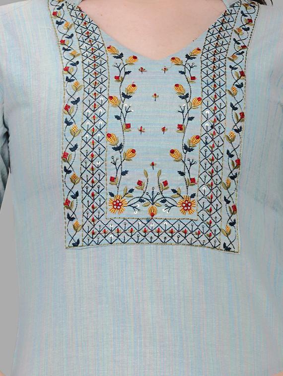 women's straight kurta - 20125182 - Standard Image - 3