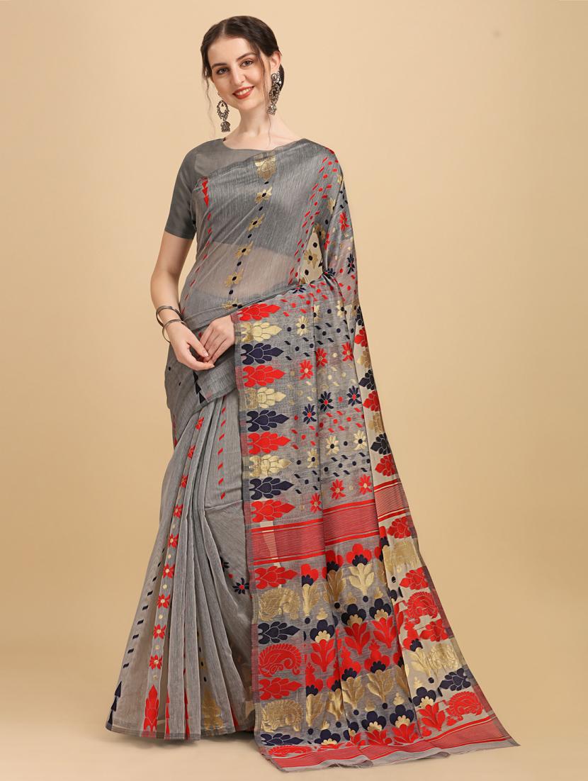 self design woven saree - 20125277 - Zoom Image - 0
