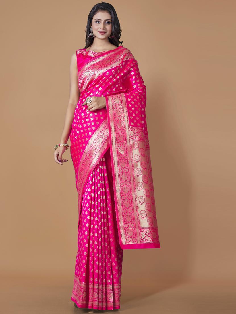 self design woven saree - 20125464 -  Zoom Image - 0