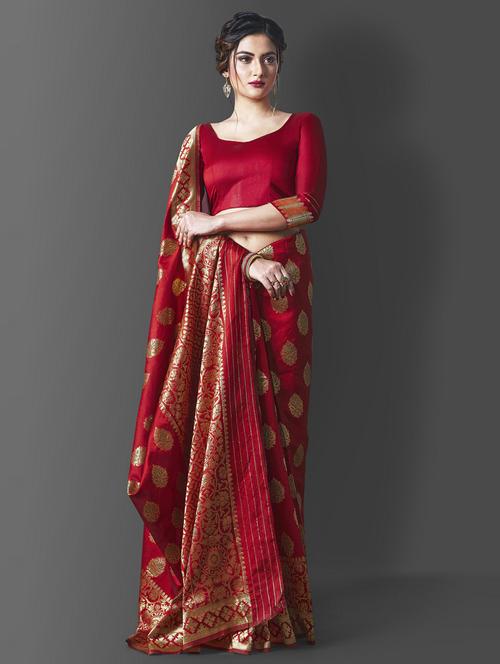self design woven saree - 20125504 - Standard Image - 0