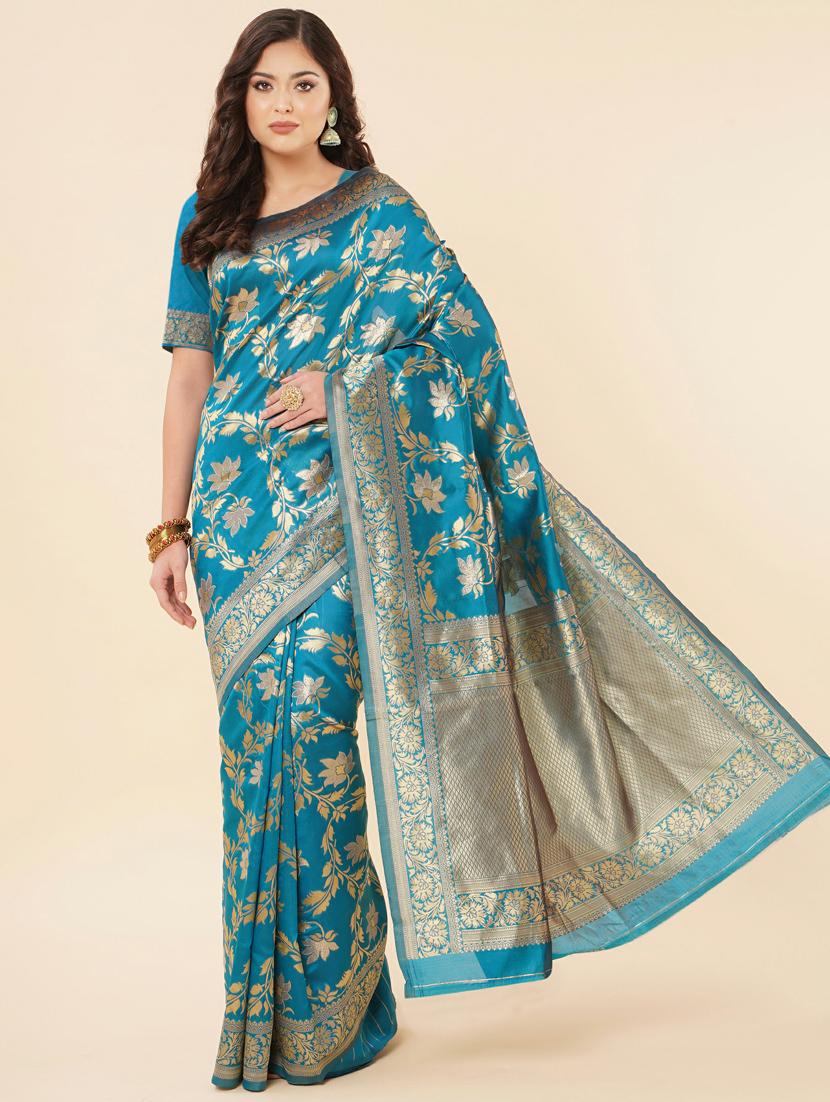 self design woven saree - 20125515 - Zoom Image - 0