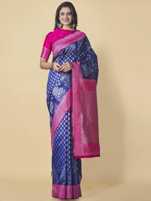 women self design woven saree with blouse - 20125577 -  Standard Image - 0