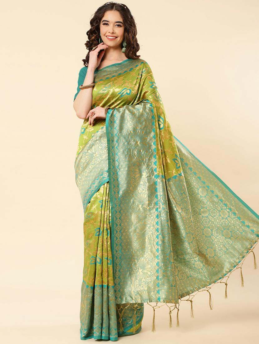 women self design woven saree with blouse - 20125748 -  Zoom Image - 0
