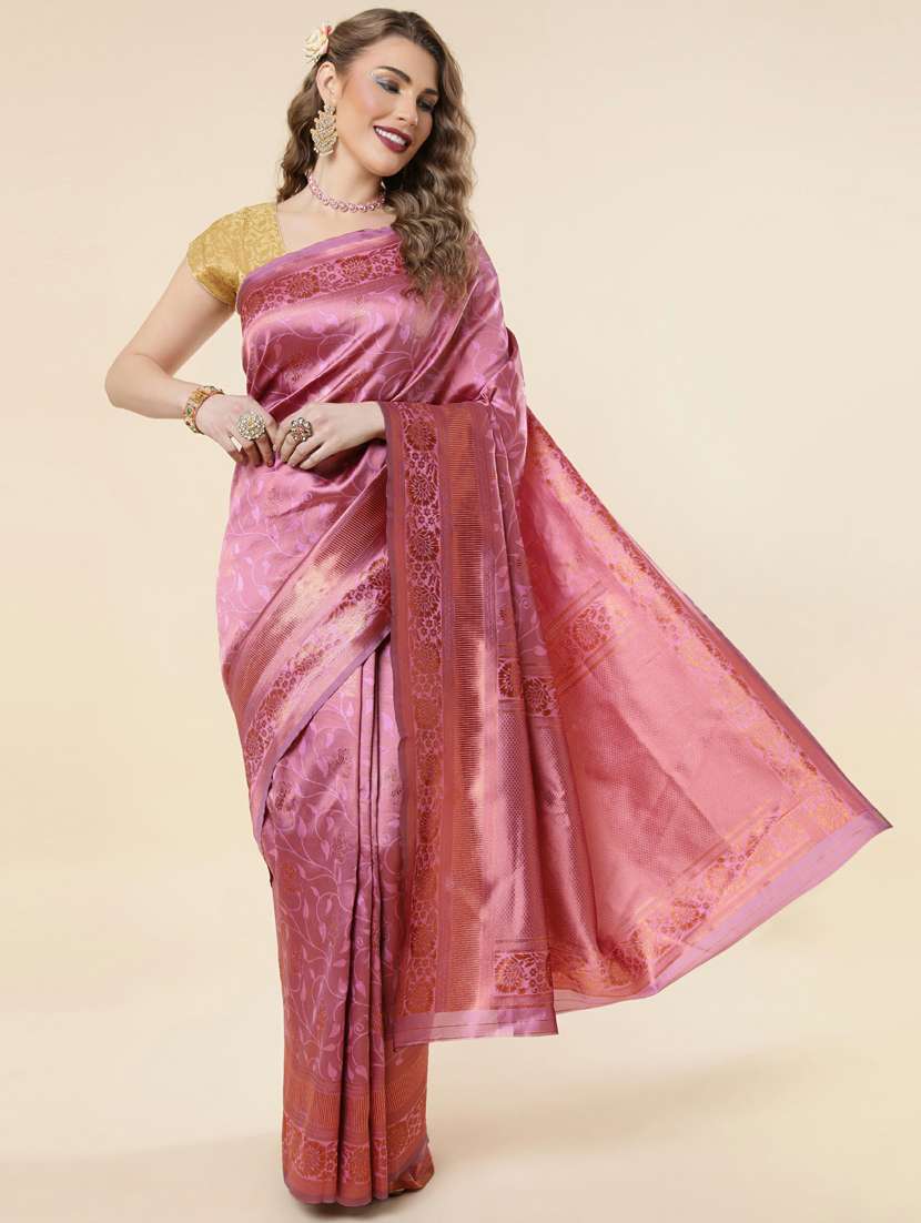 women self design woven saree - 20125793 - Zoom Image - 0