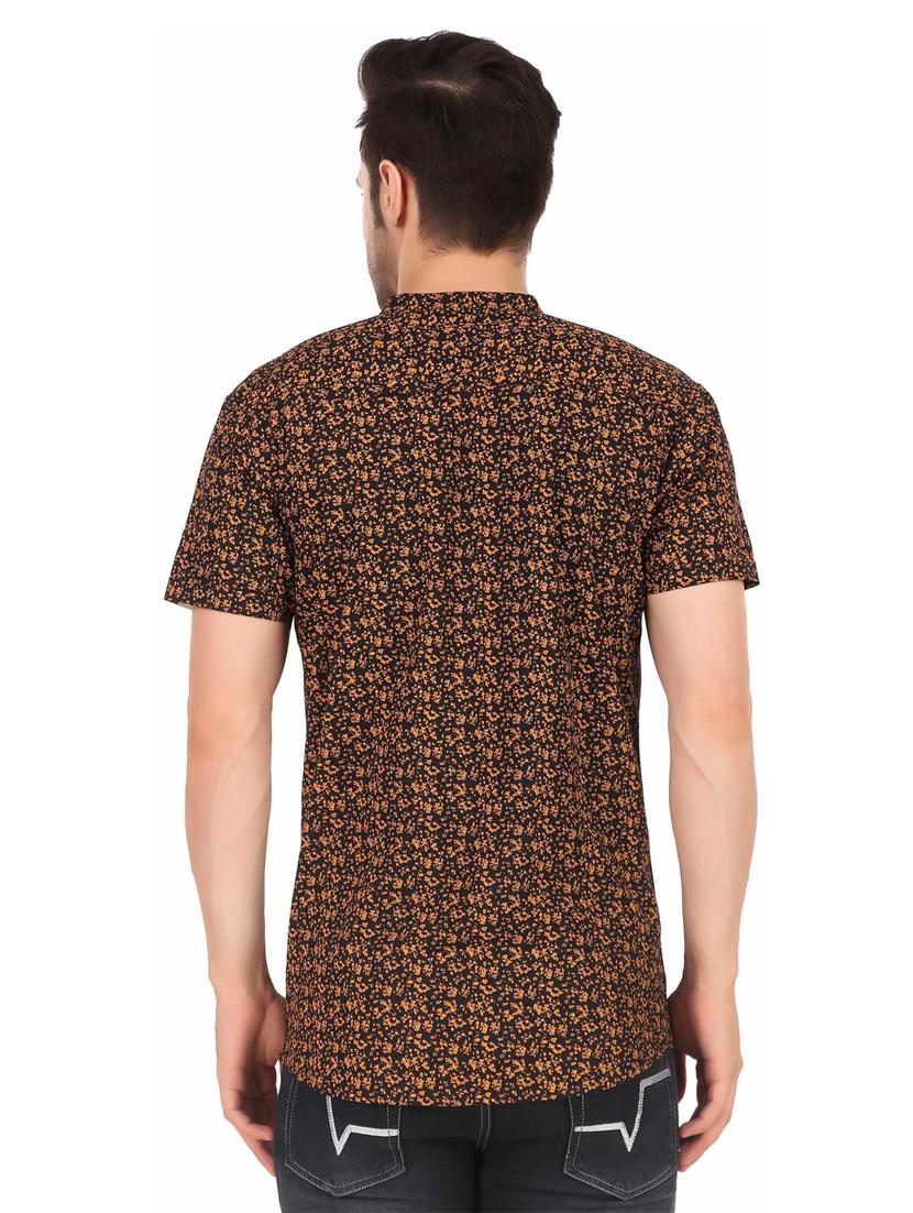 men printed short kurta - 20126814 - Standard Image - 3