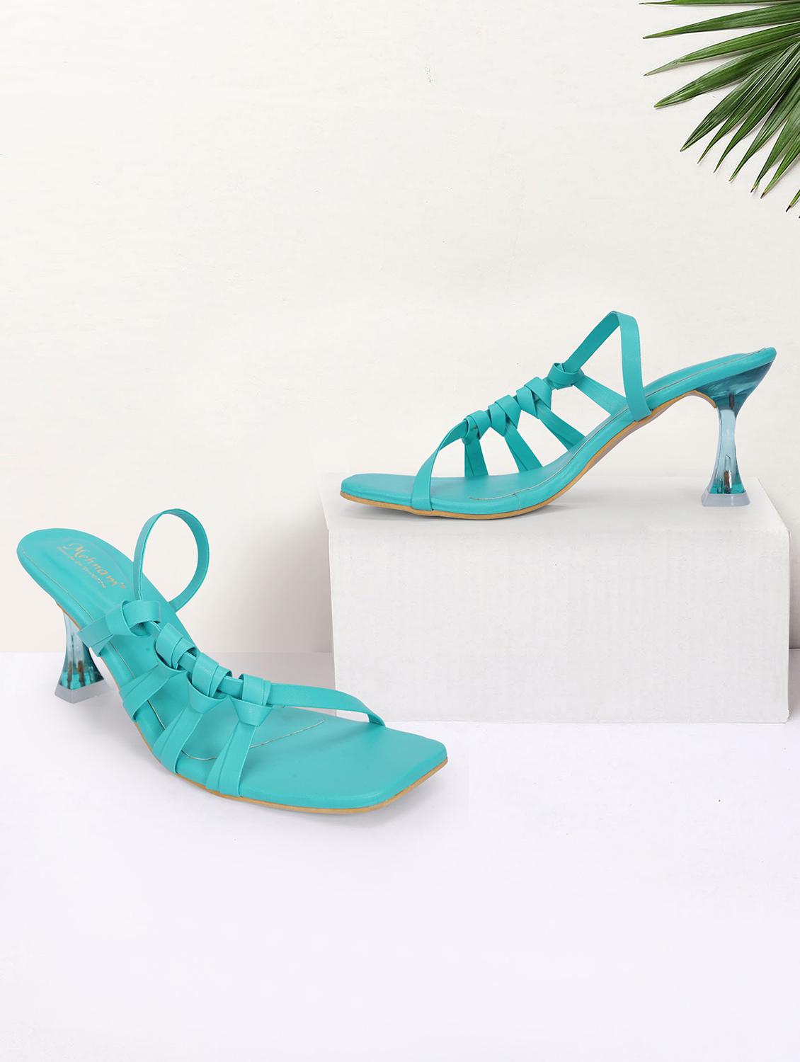 blue slip on sandal - 20127238 - Zoom Image - 0